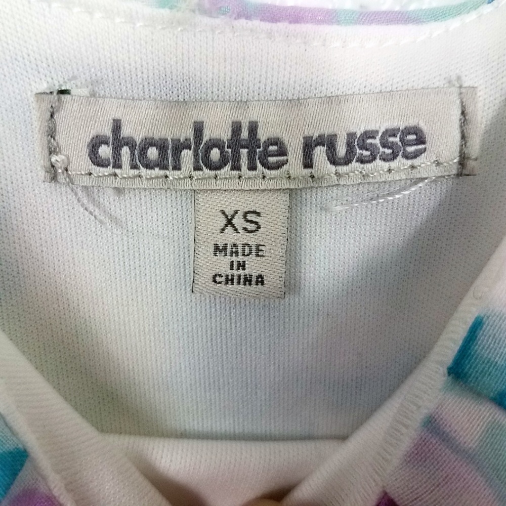 **SOLD**    Charlotte Russe Hi Lo Floral Sun Dress - Picture 8 of 8
